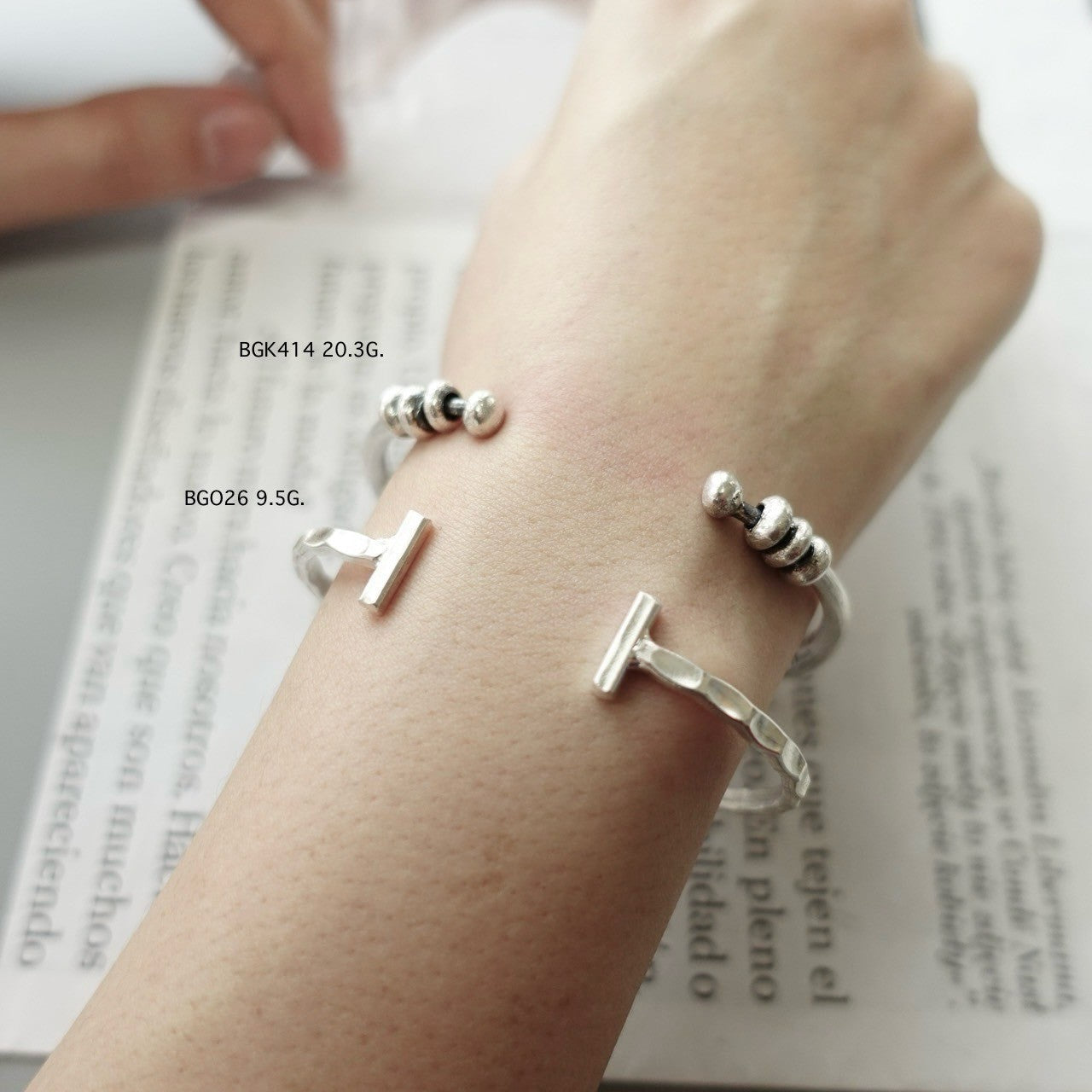 Silver bangle. Where art becomes adornment.